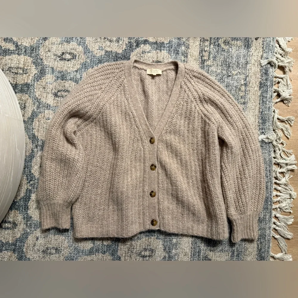 Sézane Basile Cardigan in Light Beige XL Pristine Condition - Picture 2 of 7